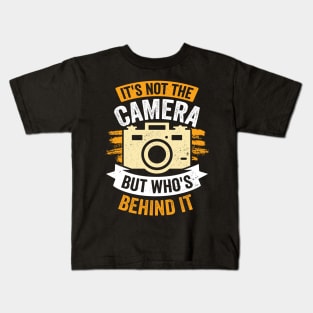 Photography Camera Photographer Gift Kids T-Shirt